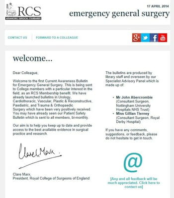 Emergency General Surgery Bulletin