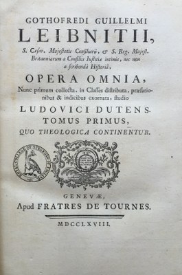 Gottfried Wilhlem Leibniz - Opera Omnia