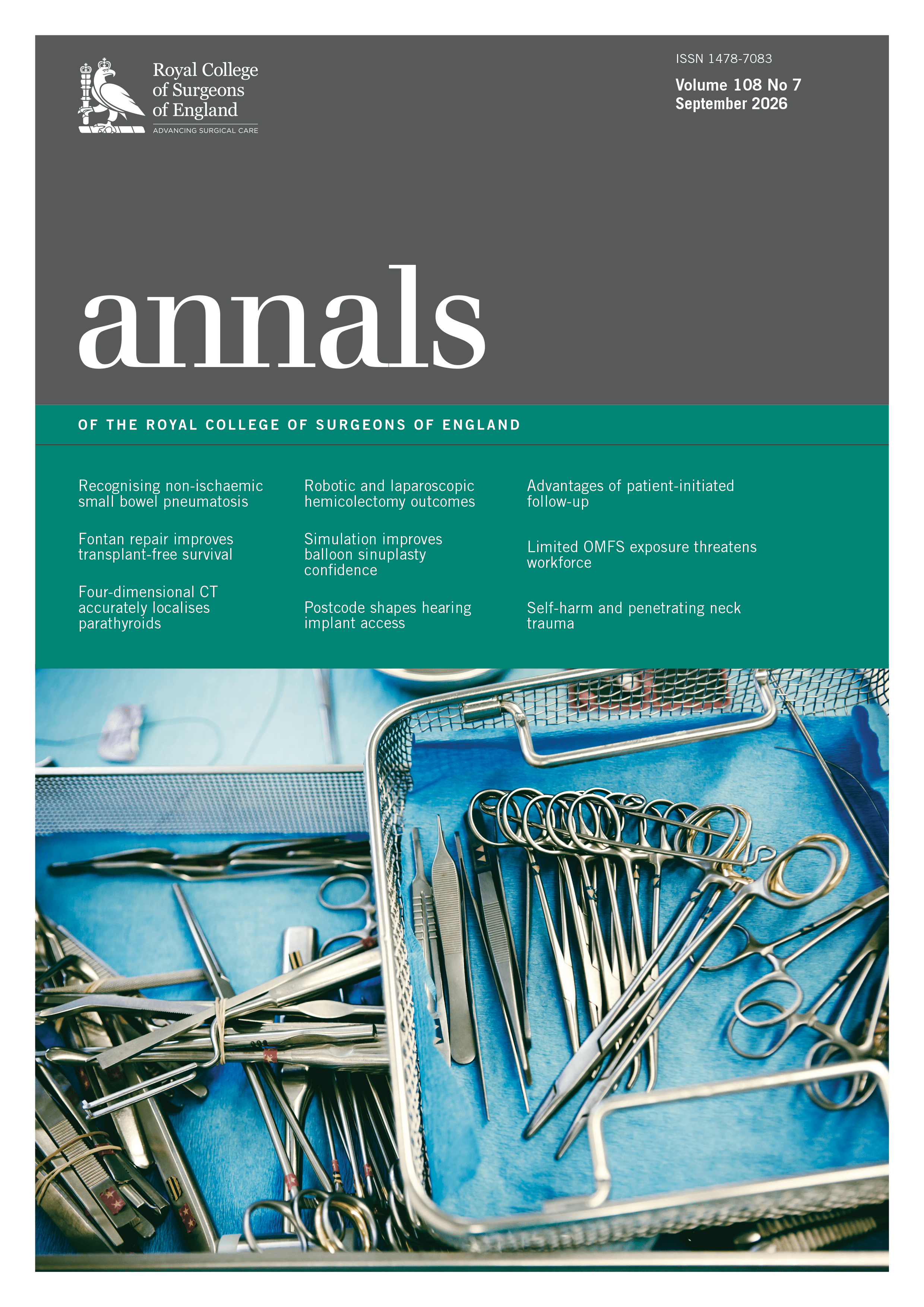 Annals cover for May 2026