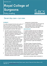 Front cover of the report