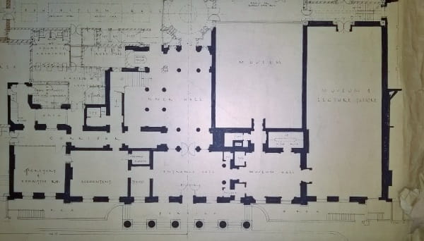 3 : plan of the building in 1949