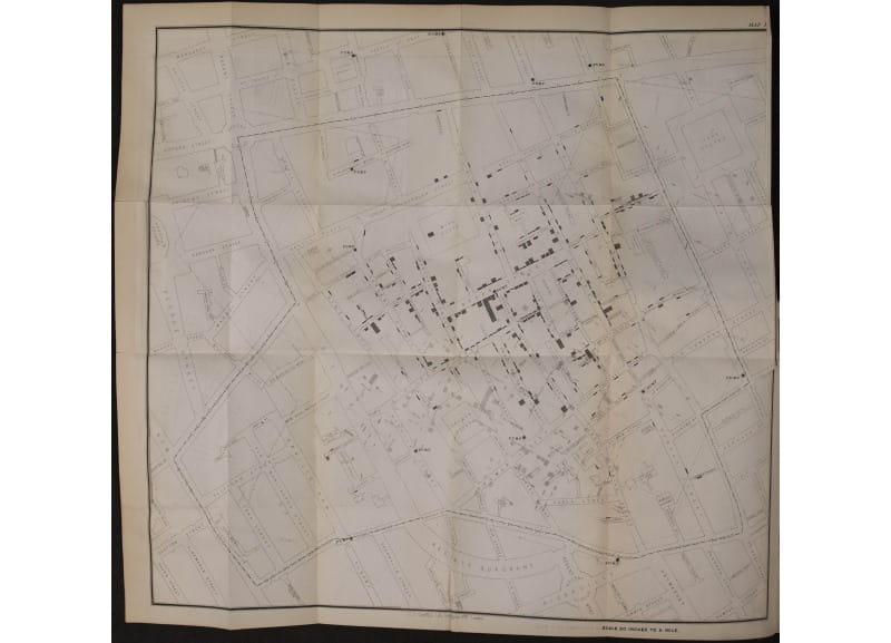 John Snow's map of Soho